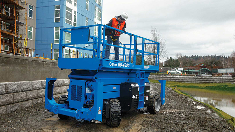 Plataforma de Tijera GS-4390 RT / GS-5390 RT Genie - Manlift - Bolrental