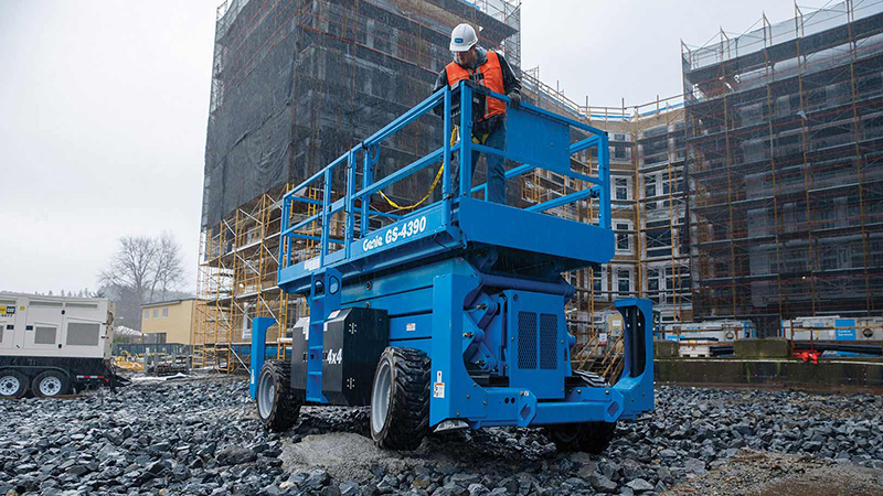 Plataforma de Tijera GS-4390 RT / GS-5390 RT Genie - Manlift - Bolrental